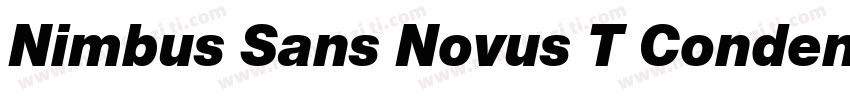 Nimbus Sans Novus T Condensed Bold字体转换